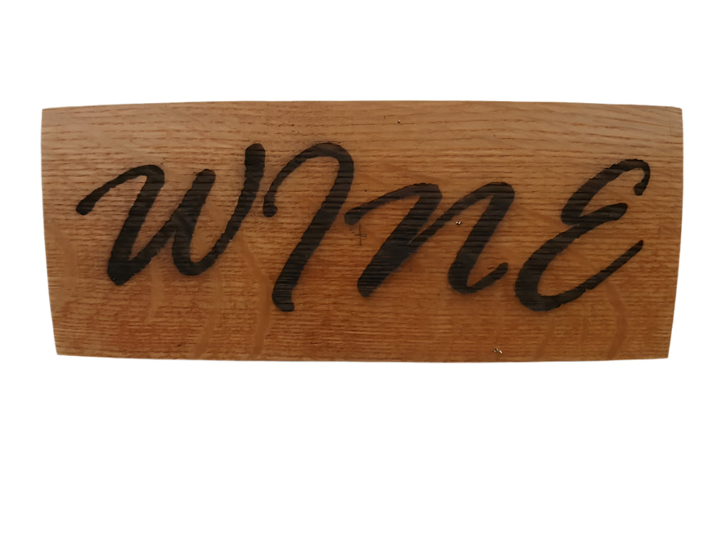 Laser Engraved Signs - Single Word Sayings