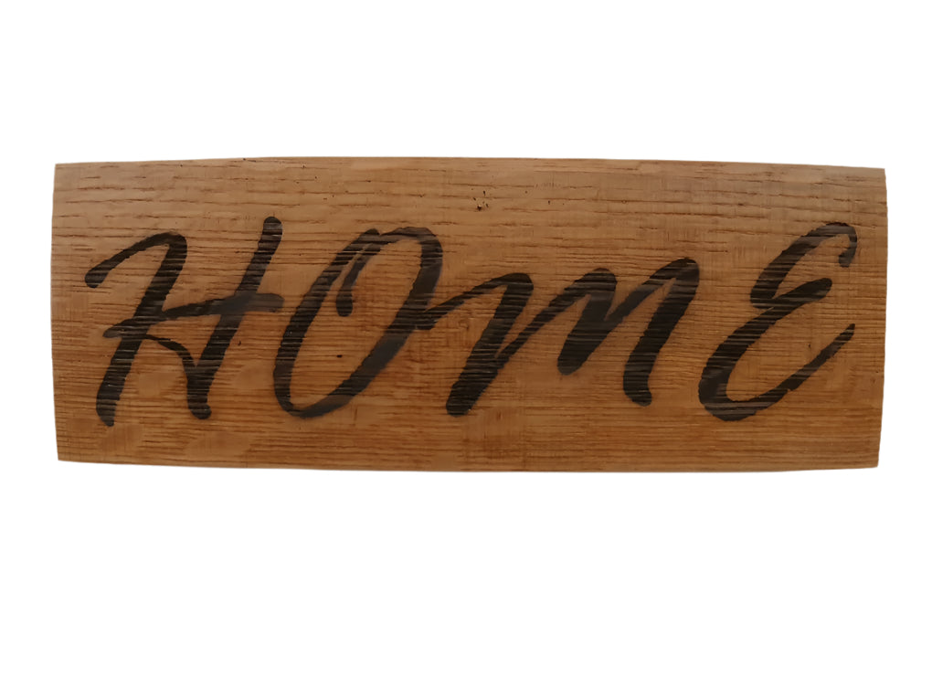 Laser Engraved Signs - Single Word Sayings