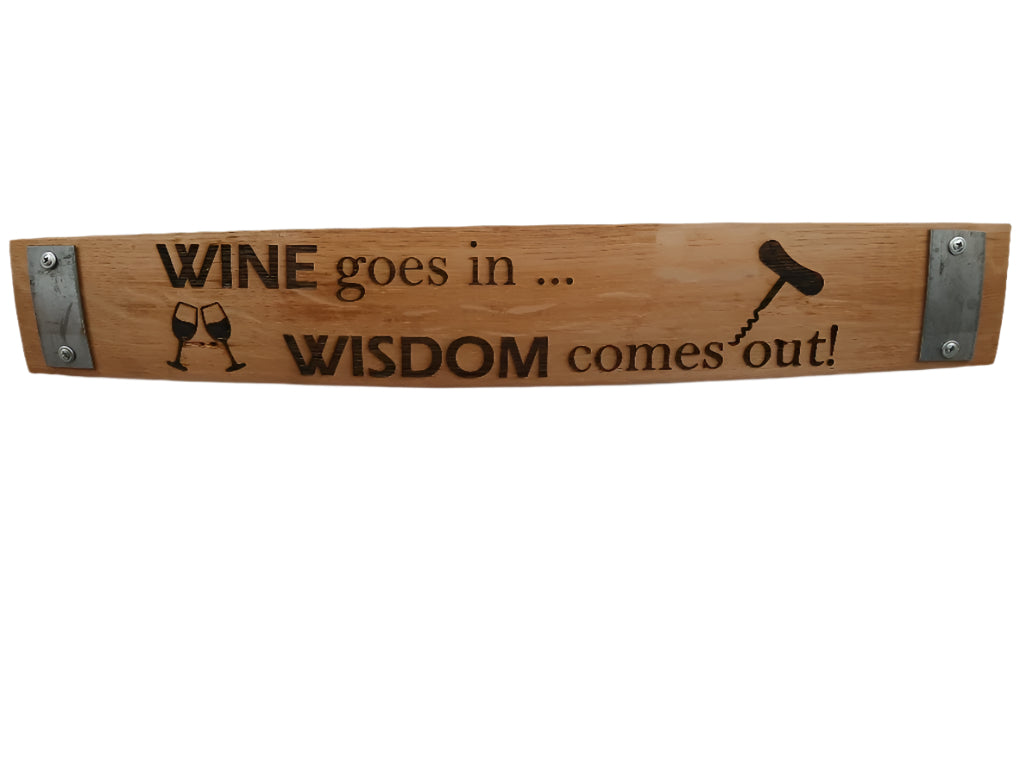 Laser Engraved Signs - 24" Wine Sayings