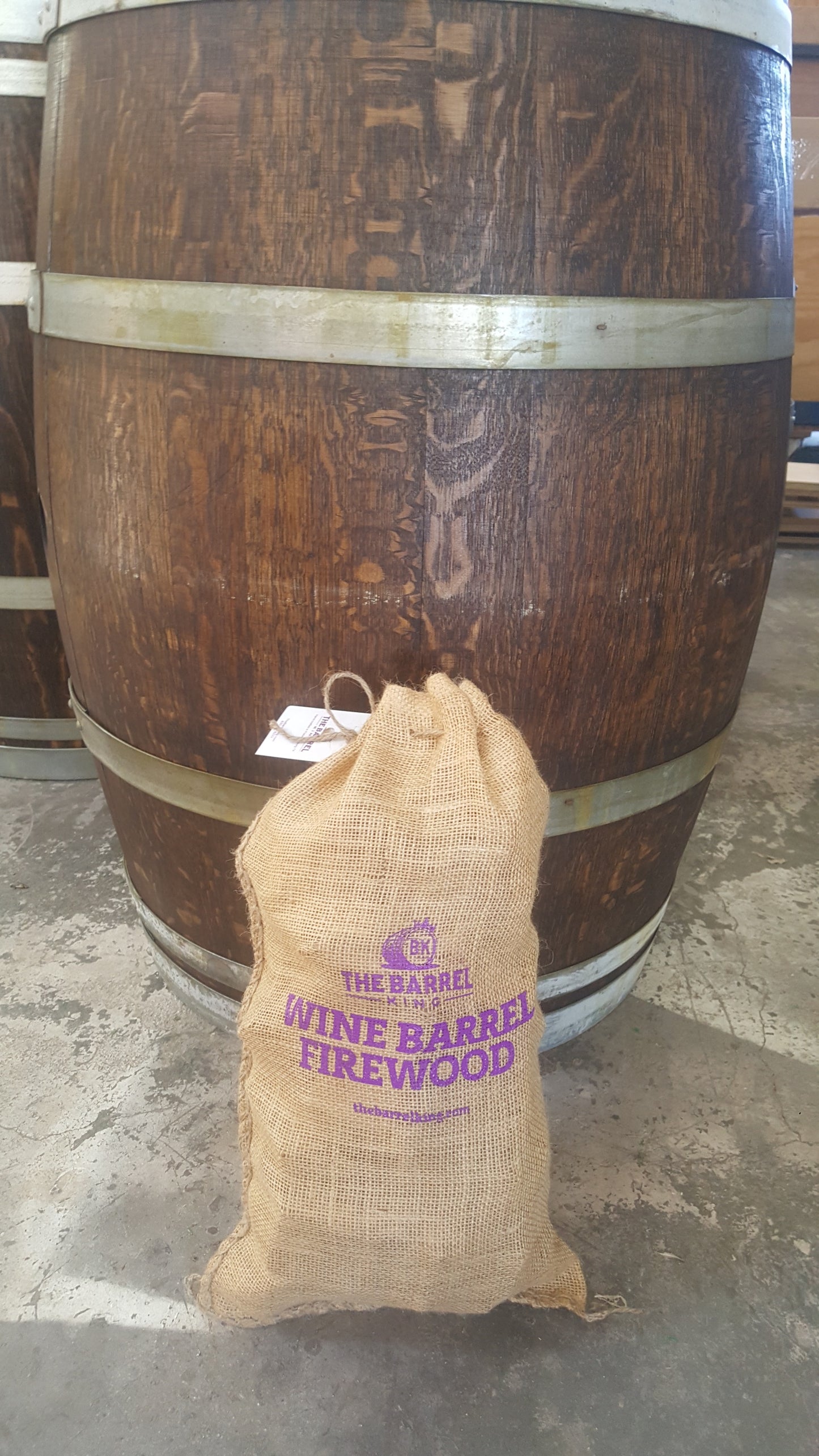 Fire BBQ Wood - Wine Barrel