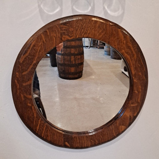 Mirror - Wine Barrel Head