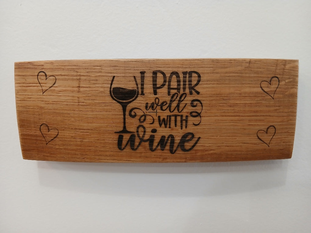 Laser Engraved Signs - Wine Sayings