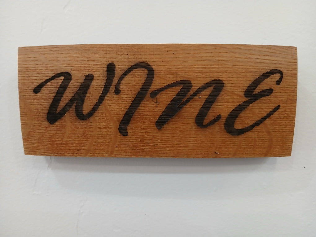 Laser Engraved Signs - Single Word Sayings