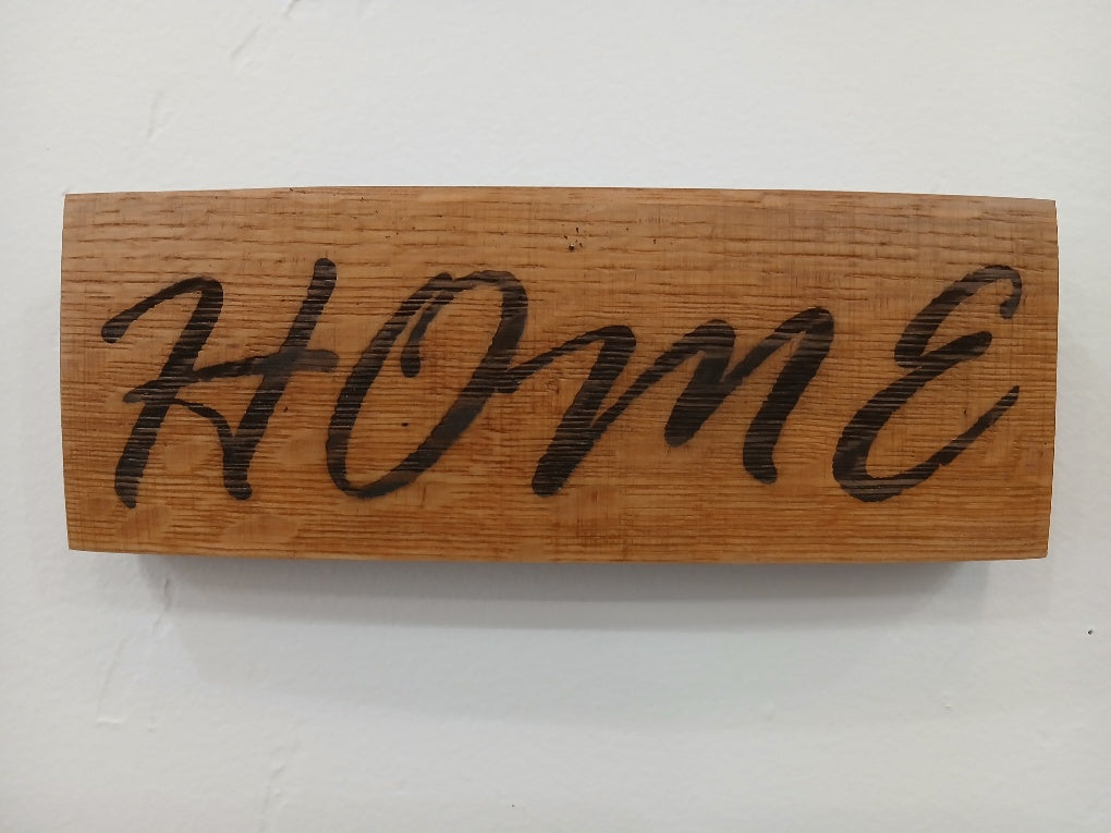 Laser Engraved Signs - Single Word Sayings