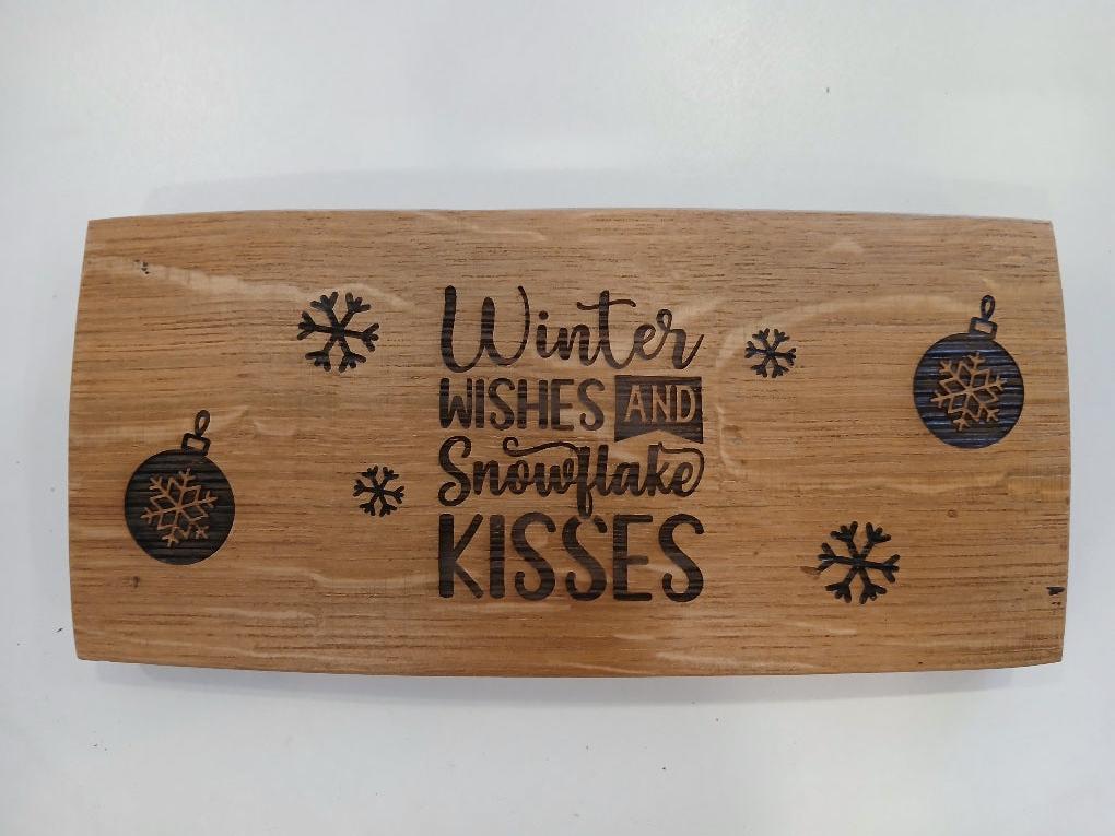 Laser Engraved Signs - Holiday Sayings