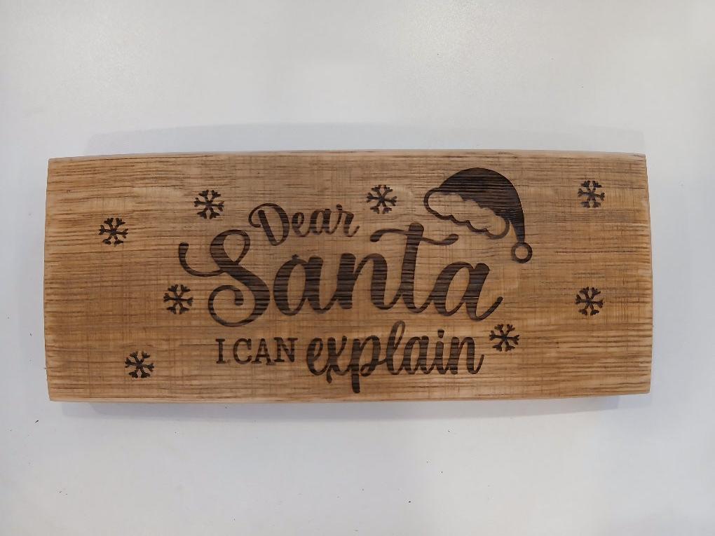 Laser Engraved Signs - Holiday Sayings