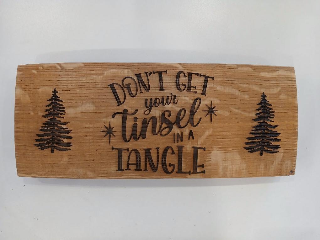 Laser Engraved Signs - Holiday Sayings