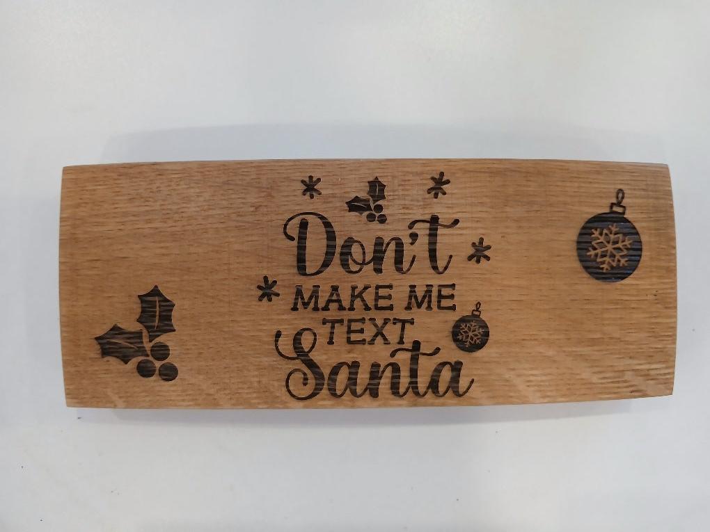 Laser Engraved Signs - Holiday Sayings