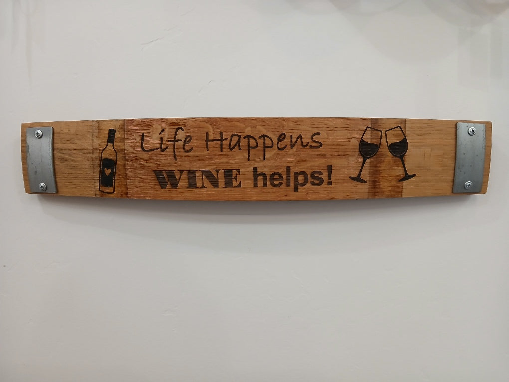 Laser Engraved Signs - 24" Wine Sayings