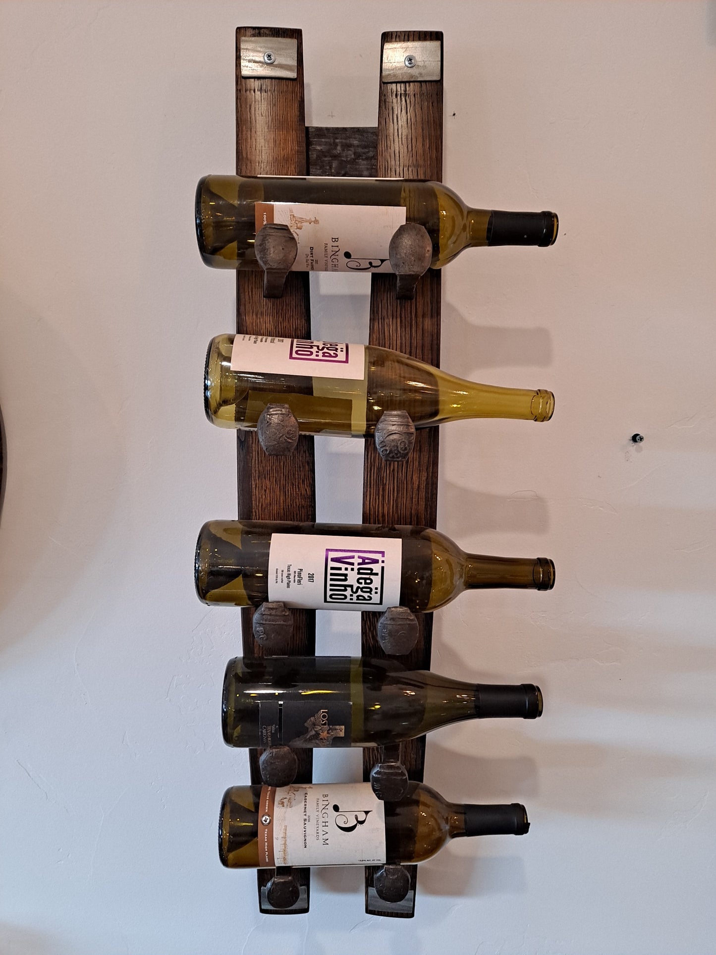 Wine Holder 5 Bottle RR Spikes