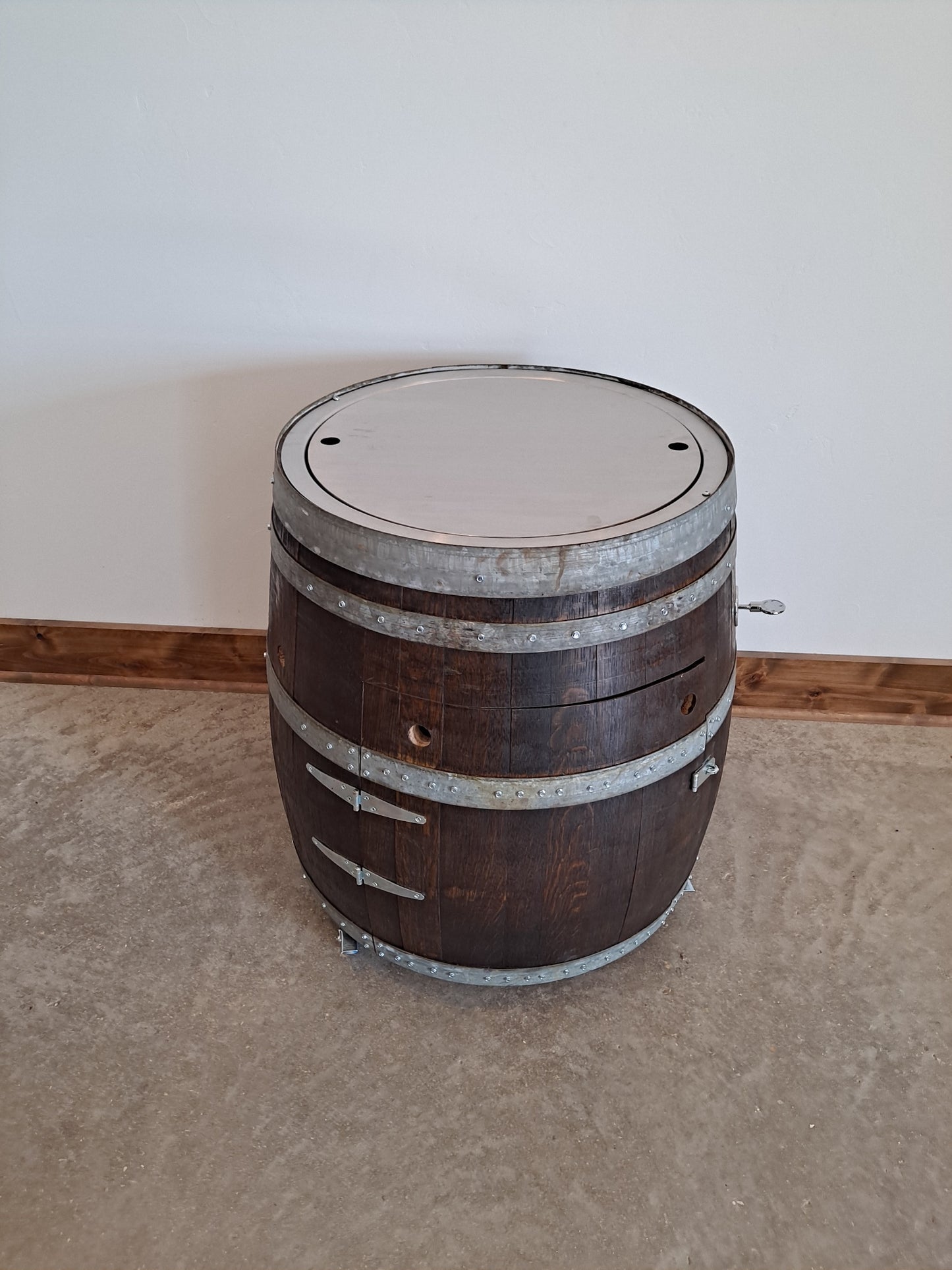 Fire Pit - Propane Wine Barrel